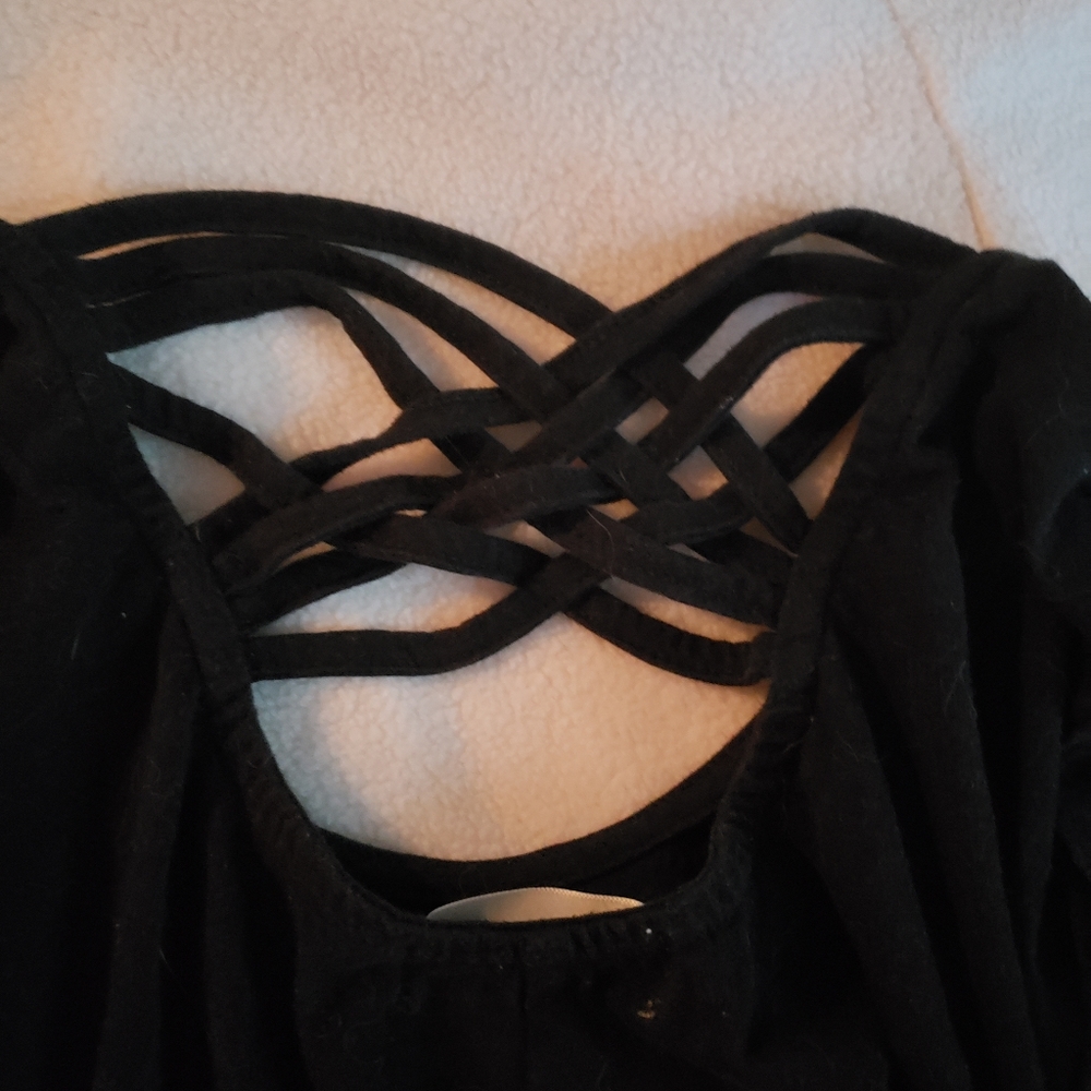 Cross-back shirt